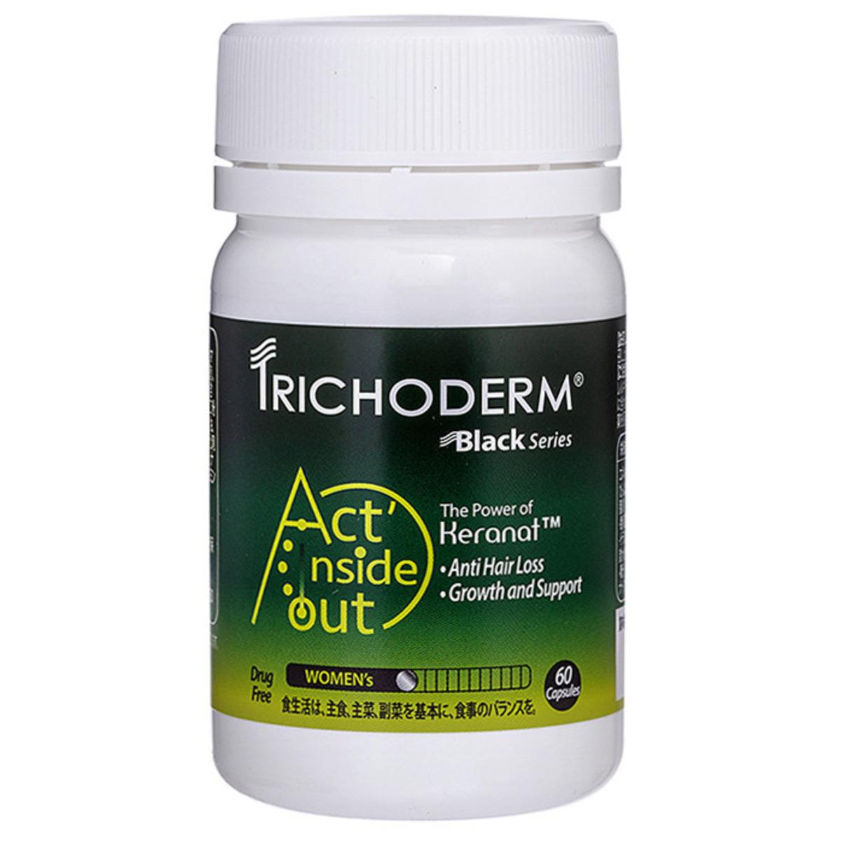 Вітамінний комплекс проти випадання волосся для жінок Trichoderm Intensive Anti-Hair Loss Oral Supplement Drug-Free for Women, 60 капсул Вітамінний комплекс проти випадання волосся для жінок Trichoderm Intensive Anti-Hair Loss Oral Supplement Drug-Free for Women, 60 капсул