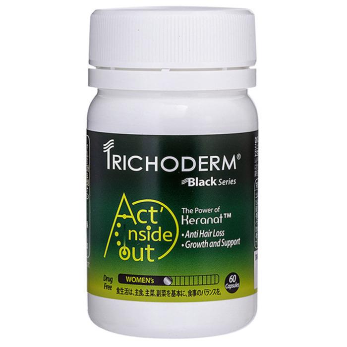 Вітамінний комплекс проти випадання волосся для жінок Trichoderm Intensive Anti-Hair Loss Oral Supplement Drug-Free for Women, 60 капсул Вітамінний комплекс проти випадання волосся для жінок Trichoderm Intensive Anti-Hair Loss Oral Supplement Drug-Free for Women, 60 капсул
